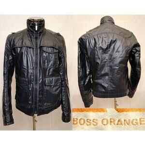 Boss Orange Jacket Men's S Navy Thermore Thermal Insulation Vintage #Z5286